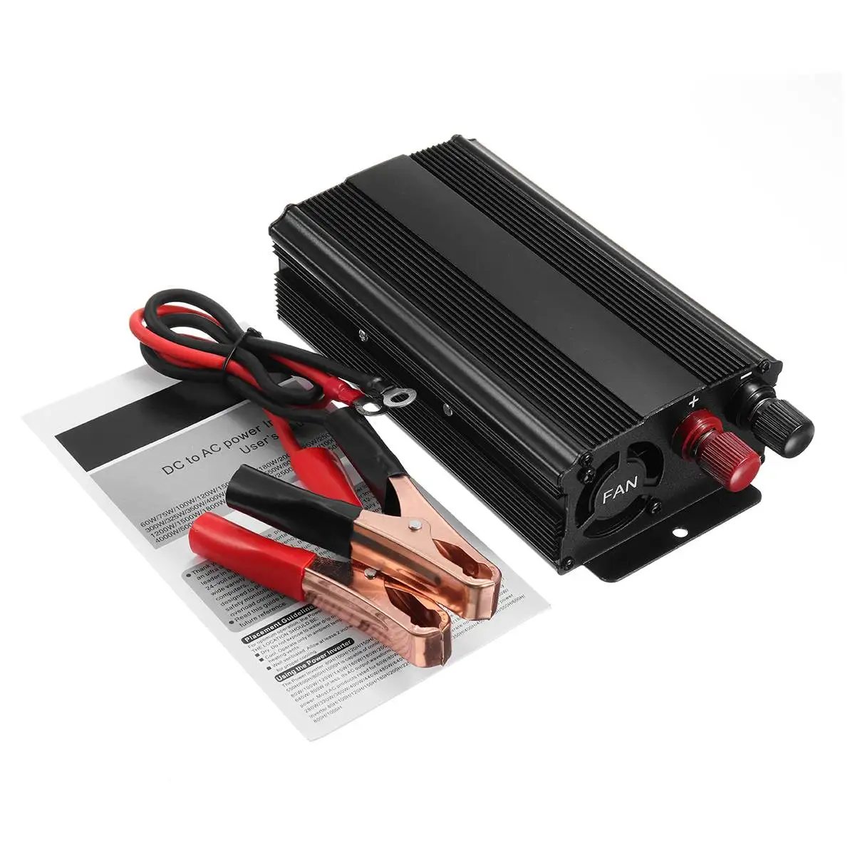 KROAK DC 12V к AC 220V солнечный инвертор 4000W модифицированный синусоидальный преобразователь для автомобилей и грузовиков