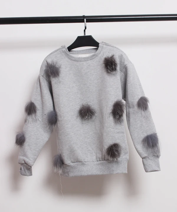 

GETSRING Women Hoodies Cotton Sweatershirt 2017 Oversized Hoodie Grey Long Sleeve Autumn Winter Coat Womens Casual Wear