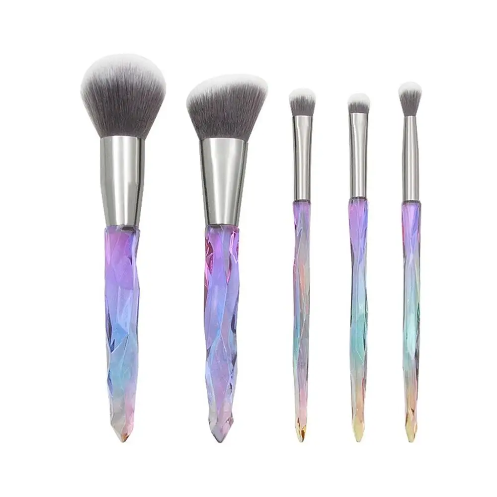 Multicolor Косметика Щетки синтетические волосы набор кистей для макияжа Профессиональный Макияж Фонд Румяна косметический корректор кисти Y429 - Handle Color: Multicolor