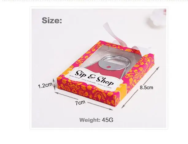 100 шт./лот &quotSIP и магазин&quot Кошелек для бутылок сувенир Свадебные душ вечере