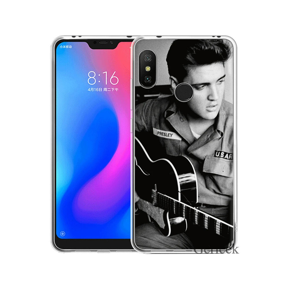 Мягкий ТПУ чехол Elvis Presley с поцелуем для Xiaomi Redmi Note 4 4X 5 6 Pro | Мобильные телефоны и