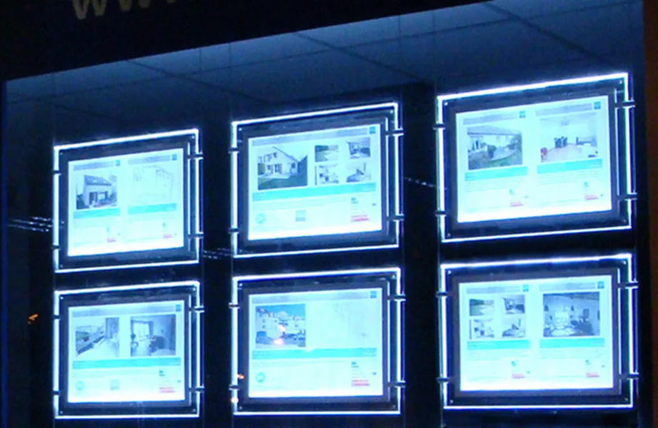 A3 горизонтальная светодиодная световая карманная коробка с кательным проводным