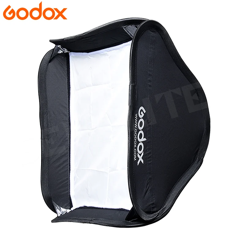 Софтбокс Godox 40*40 см рассеиватель Отражатель световой короб для вспышки подходит