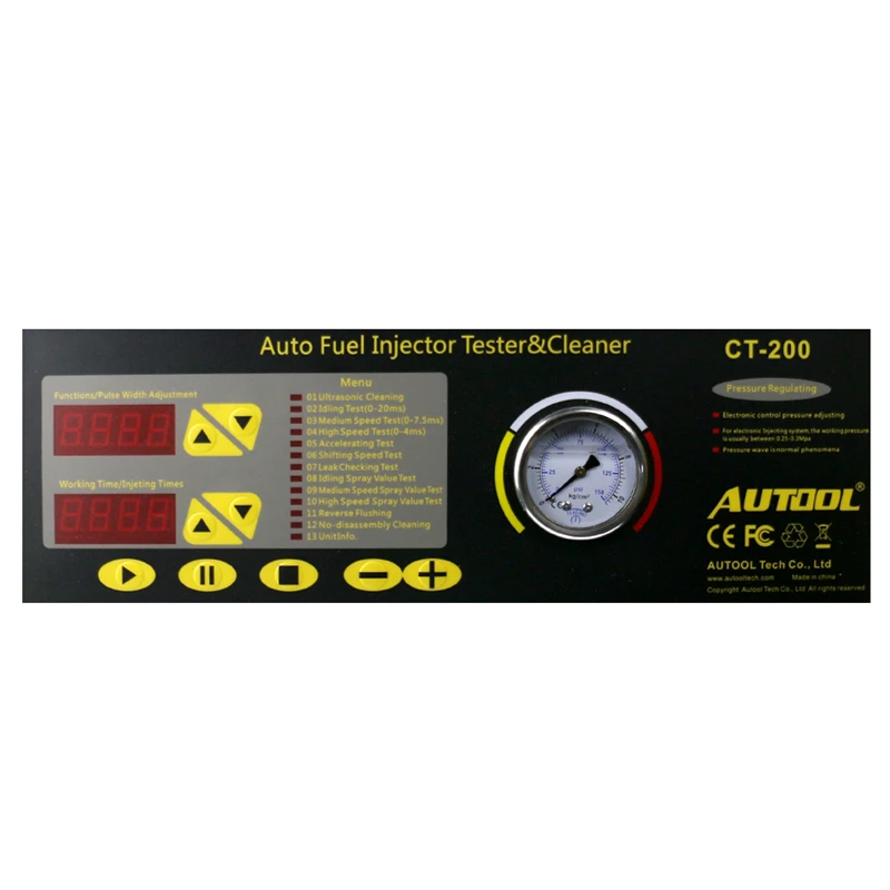AUTOOL CT200 6/4 ультразвуковой инжектор тестер 110/220 V цилиндр бензин очиститель для