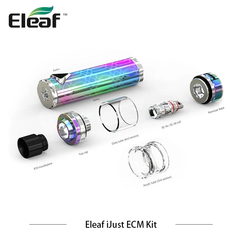 Электронные сигареты Eleaf iJust ECM комплект 3000 мАч с EC-M/EC-N 0.15ohm катушки сетки 4 мл бак 40