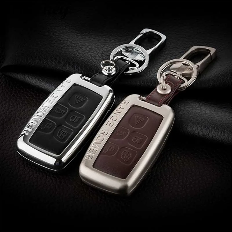 peacekey Zinc Alloy Leather Key Case Cover For Landrover Range Rover Freelander Evoque Discovery Keychain Wallet | Автомобили и