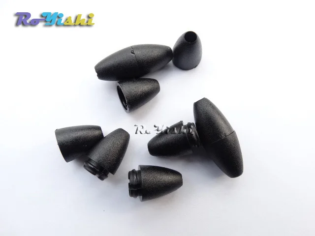 

1000pcs/pack Black Plastic Lanyard Safety Breakaway Pop Barrel Connectors For Ribbon Lanyards Cord Lock Stopper