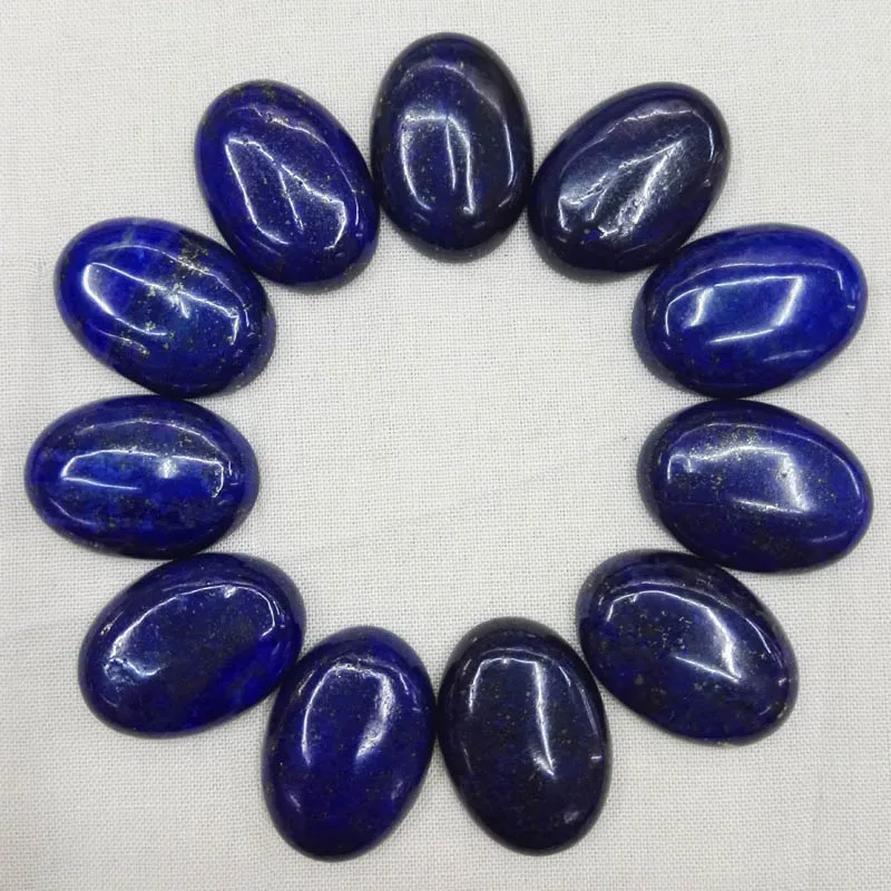 

Wholesale 25x18mm fashion high quality Natural Lapis Lazuli stone Oval CAB CABOCHON stone beads teardrop 10pcs/lot free shipping
