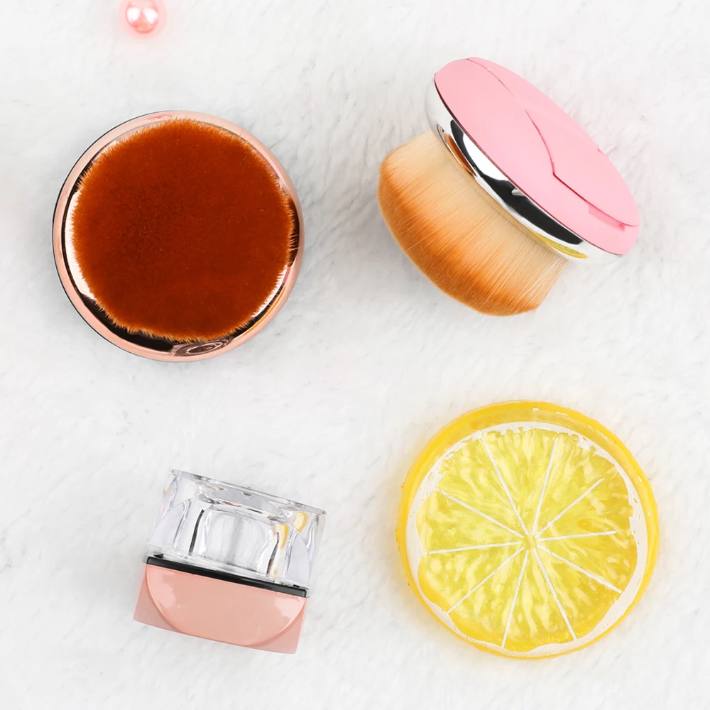Дорожная портативная кисть для основы бронзатор плоская крема кисти макияжа