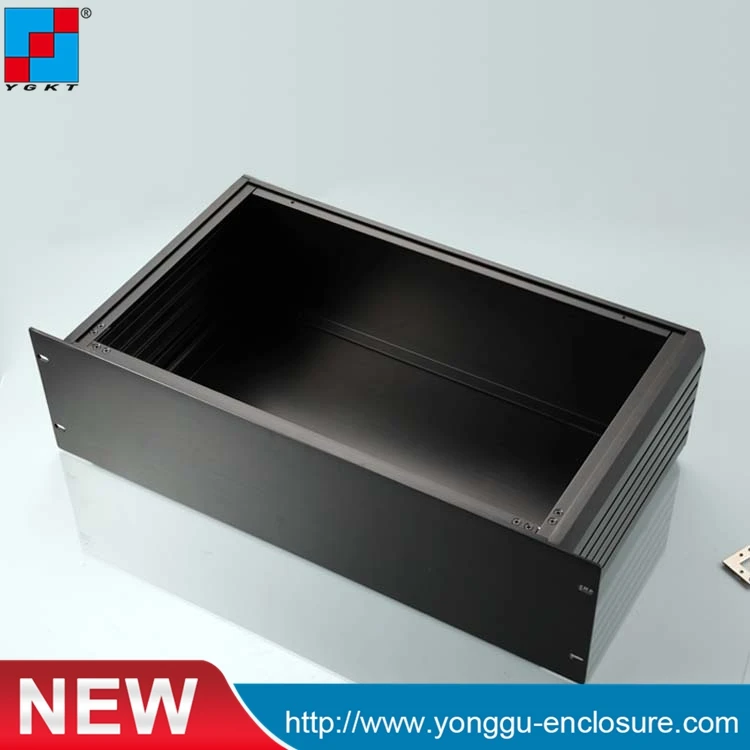 

3u aluminum chassis cnc service 19 inch power amplifier enclosure headphone amp box PSU box 482*133.4*250mm