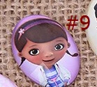 9 10*14 мм 13*18 мм 18*25 мм красивый мультфильм принцесса Овальные Стеклянные Кабошоны Купол для самостоятельного изготовления ювелирных изделий - Цвет: 9