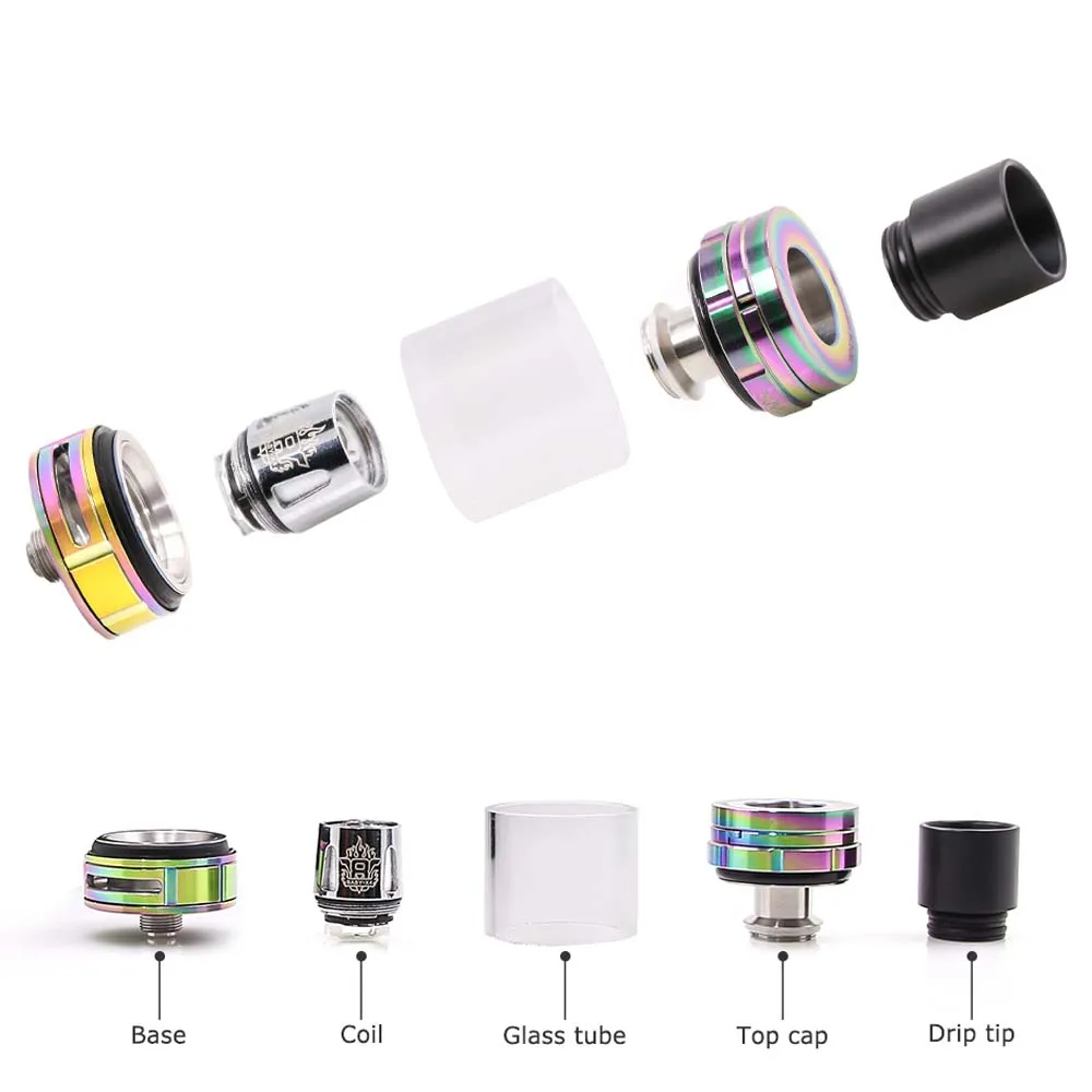 Оригинальный Smok TFV8 большой детский распылитель бак 5 мл испаритель электронная