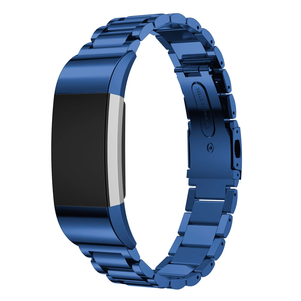 Металлический ремешок для браслета Fitbit Charge 2 ремешок Безвинтовой браслет из нержавеющей стали для Fitbit charge2 браслеты Замена аксессуаров