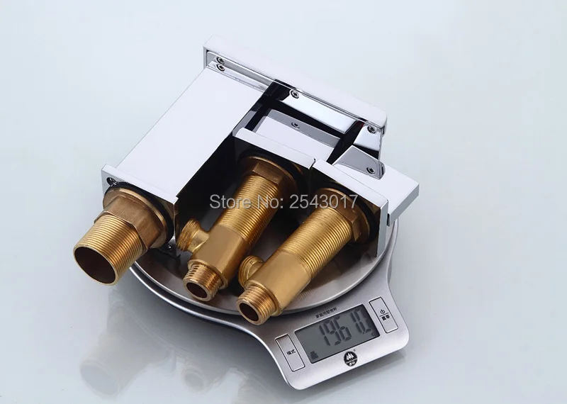 Высококачественный светодиодный смеситель для ванной комнаты с контролем