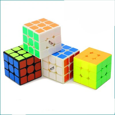 Qiyi Thunderclap 4 Тип Mofangge 5 7 см 3 Слои грома V2 Stickerless валк белый магический куб воин W