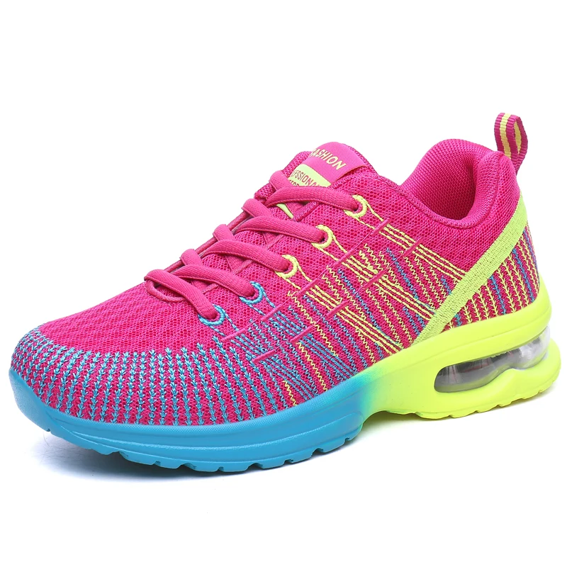 Фото Дышащие спортивные для бега обувь женщина свет zapatos mujer открытый кроссовки женщин