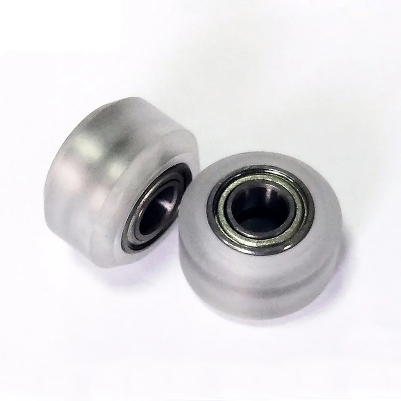 Высокоточный ЧПУ прозрачный Поликарбонат Xtreme Mini V Wheel Assy для слота линейной