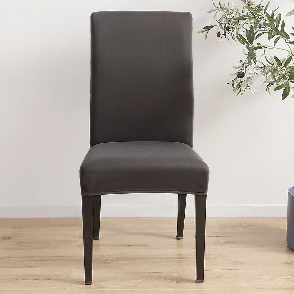 1/2 шт однотонный стрейч спандекс Чехол для стула свадебной вечеринки Эластичный