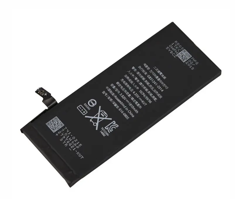 20 шт./лот 3 82 в 1810 мАч 0 цикл сменная батарея для iPhone 6 6G i6 внутренняя A1549 | Мобильные