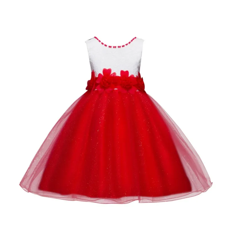 New 7 Colors Baby Girl Sleeveless Princess Dress Infant Toddler Flower Fairy Show Party Children Clothing Top | Детская одежда и