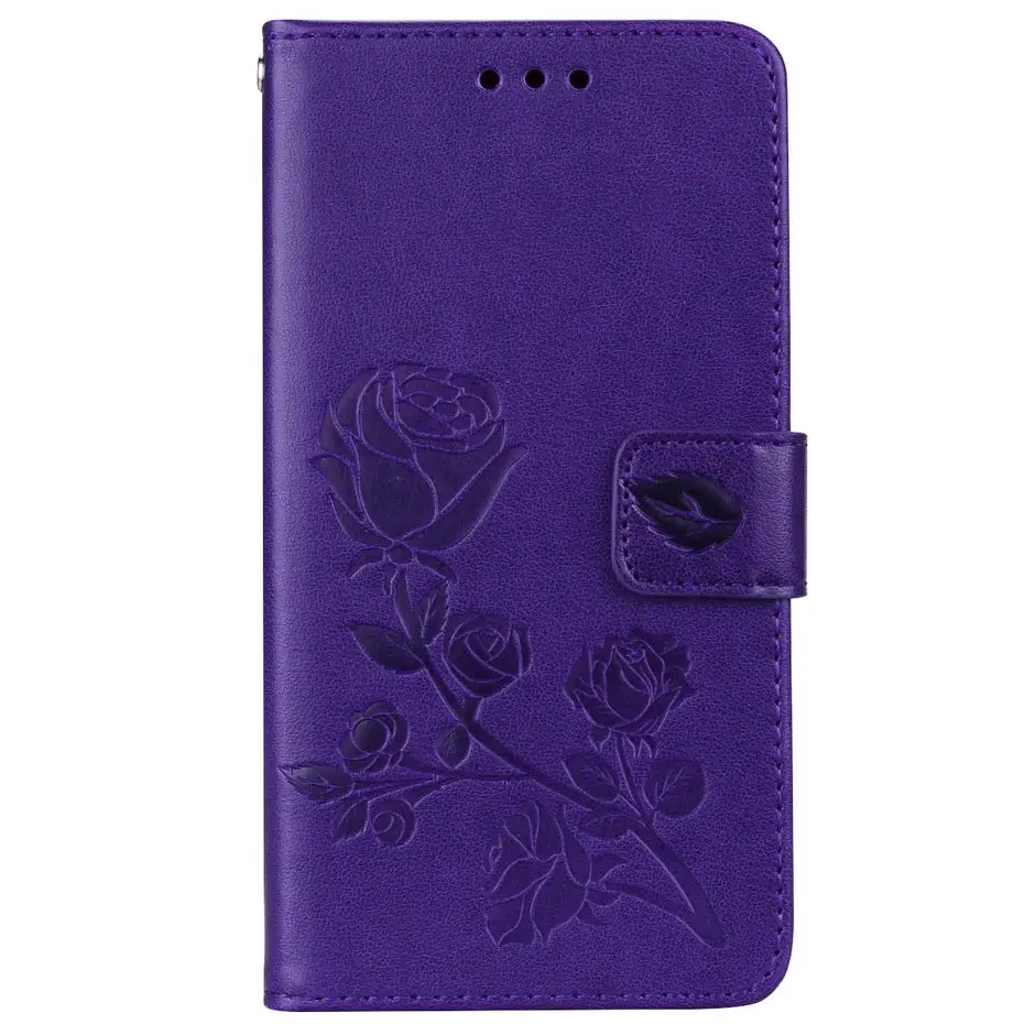 Чехол woodlysi для Xiaomi Redmi A4 4X 5A 6A чехол Redmi 4A 4 5 6 чехол Роскошный кожаный чехол-бумажник с откидной крышкой чехол для Xiaomi Redmi 4A - Цвет: Purple