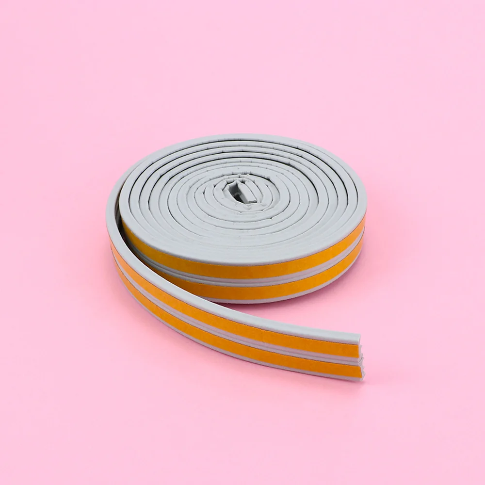 Новинка практичная уплотнительная лента для дверей и окон 5 м самоклеящаяся