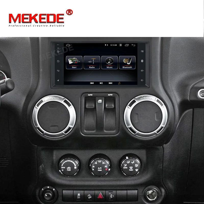 MEKEDE Android8.1 Автомобильный мультимедийный dvd плеер для Jeep Cherokee 2009 2008 2010 Wrangler стерео