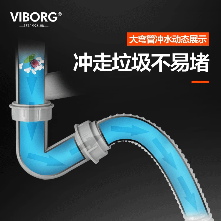 400x400x210 мм) VIBORG Делюкс ручная работа сверхтолстая 304 нержавеющая сталь подстежка одинарная чаша кухонная раковина