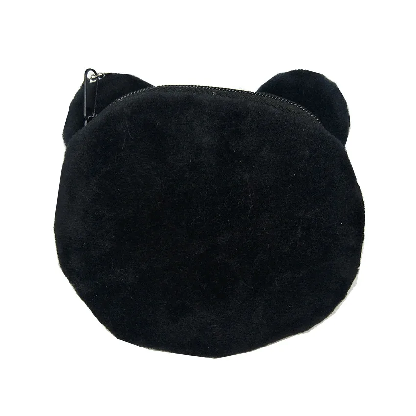 M120 мультяшный плюшевый Кошелек с монетницей милый кошелек нулевым улыбающимся