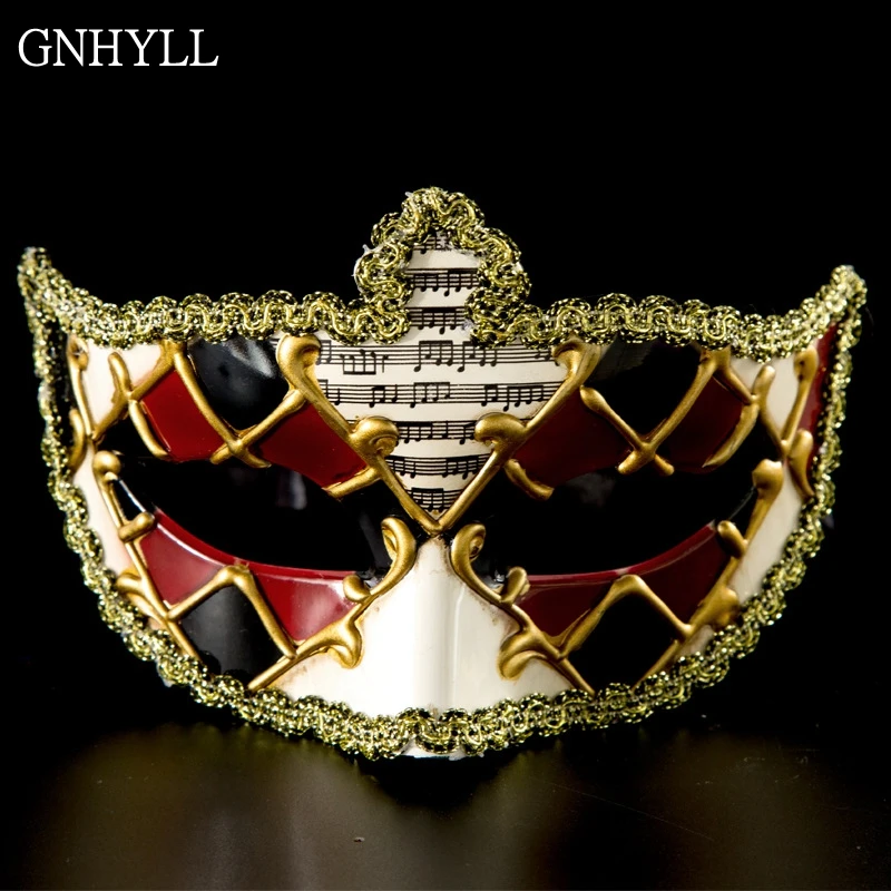 GNHYLL Хэллоуин маскарадные венецианские маски Карнавальная Танцевальная