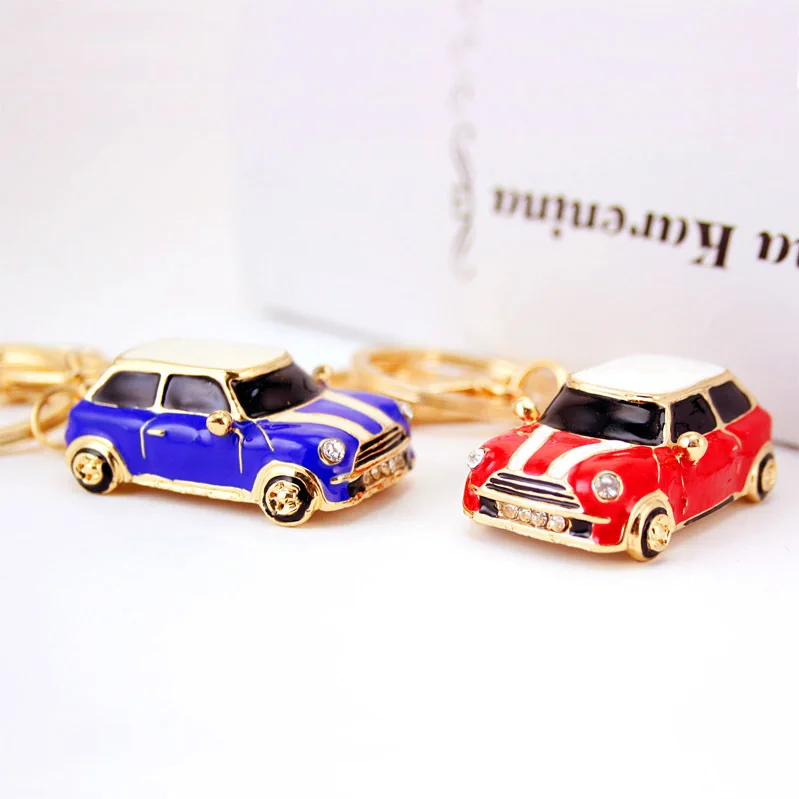 Dormon милые эмалированные автомобильные брелоки кольца держатель кристалл сумка