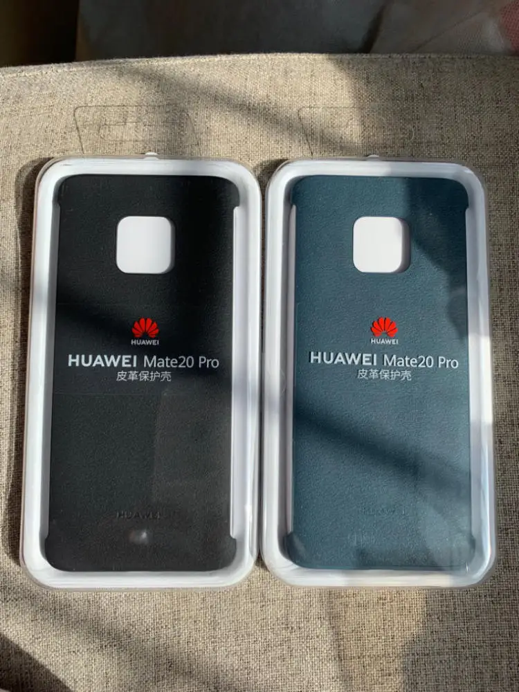 Официальный HUAWEI mate 20 mate 20 Pro Чехол Обложка на заднюю панель из искусственной кожи защитный чехол для mate 20 mate 20Pro чехол