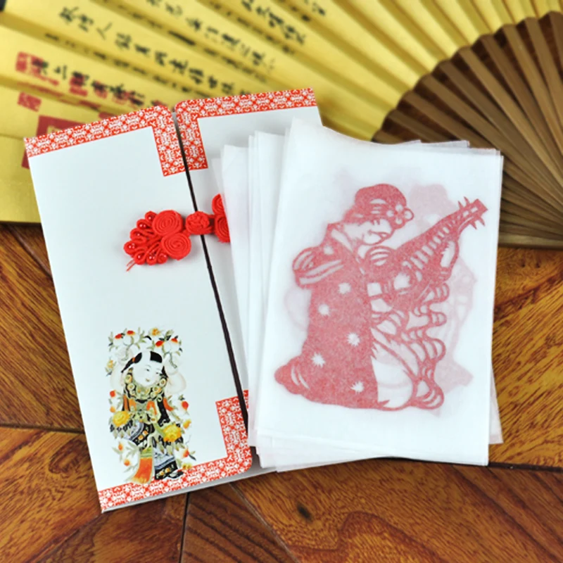 2017 Tape Cut Paper Red Fake Papermaking Works Chinese Crafts 0.02KG Traditional Paper-Cut AZ429 | Дом и сад