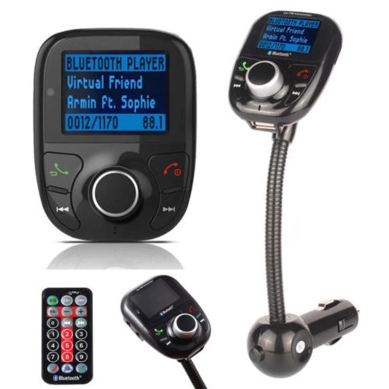 Bluetooth громкой связи FM передатчик автомобильный комплект MP3 музыкальный плеер