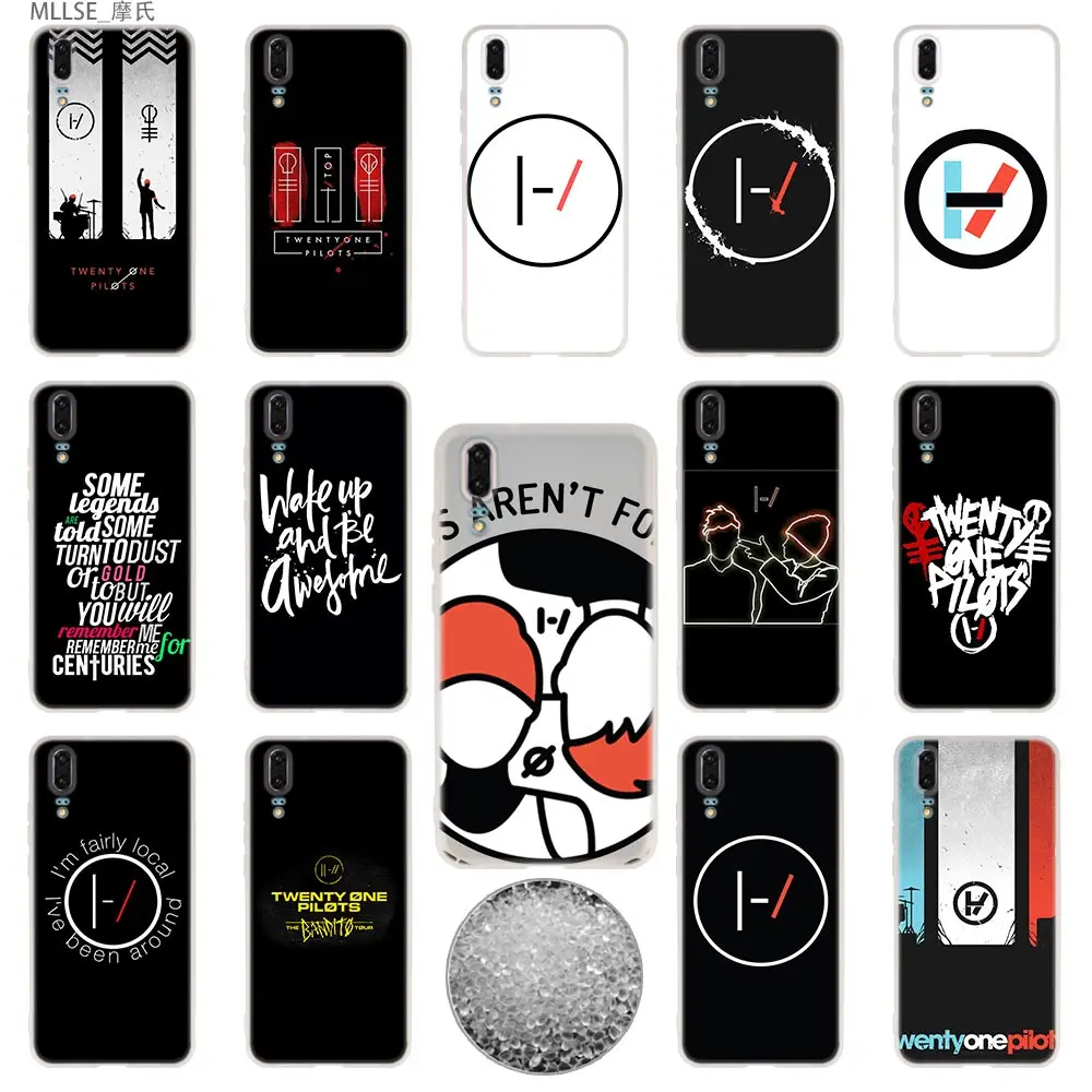Мягкие чехлы для Huawei P40 P30 P20 Pro P10 Lite E Plus P Smart Z 2020 2019 Twenty One Pilots|Бамперы| |