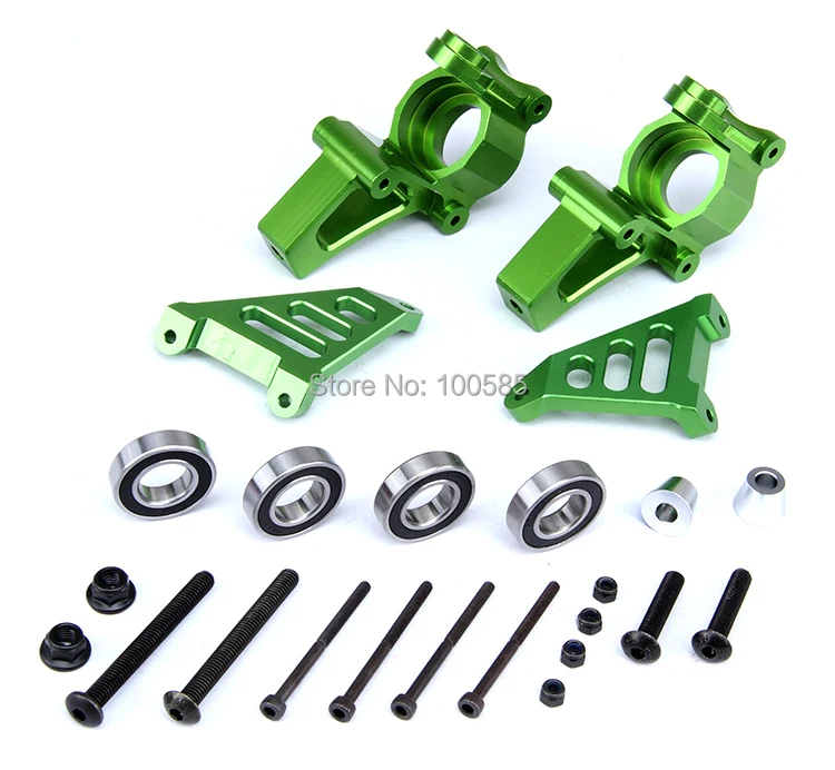 1/5 Baja CNC Alloy front hub carrier Set Front Knuckle arm bearing set - scale HPI KM RV baja 5b 5t 85115 | Игрушки и хобби