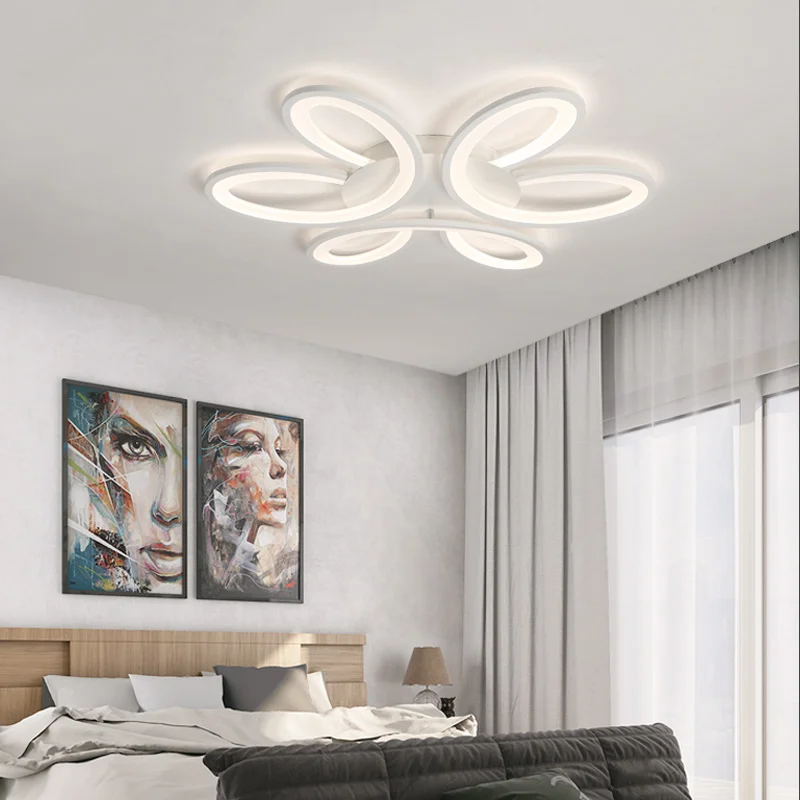 Потолочная люстра светодиодная для гостиной столовой умного дома|lustre chandelier|ceiling