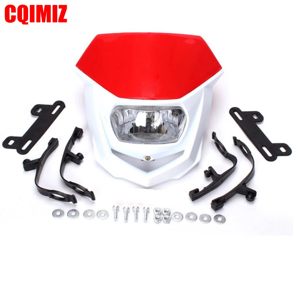 Передняя фара для мотоцикла байка-внедорожника DRZ XT WR KX XR YZF CRF MX обтекатель Фар H4 35