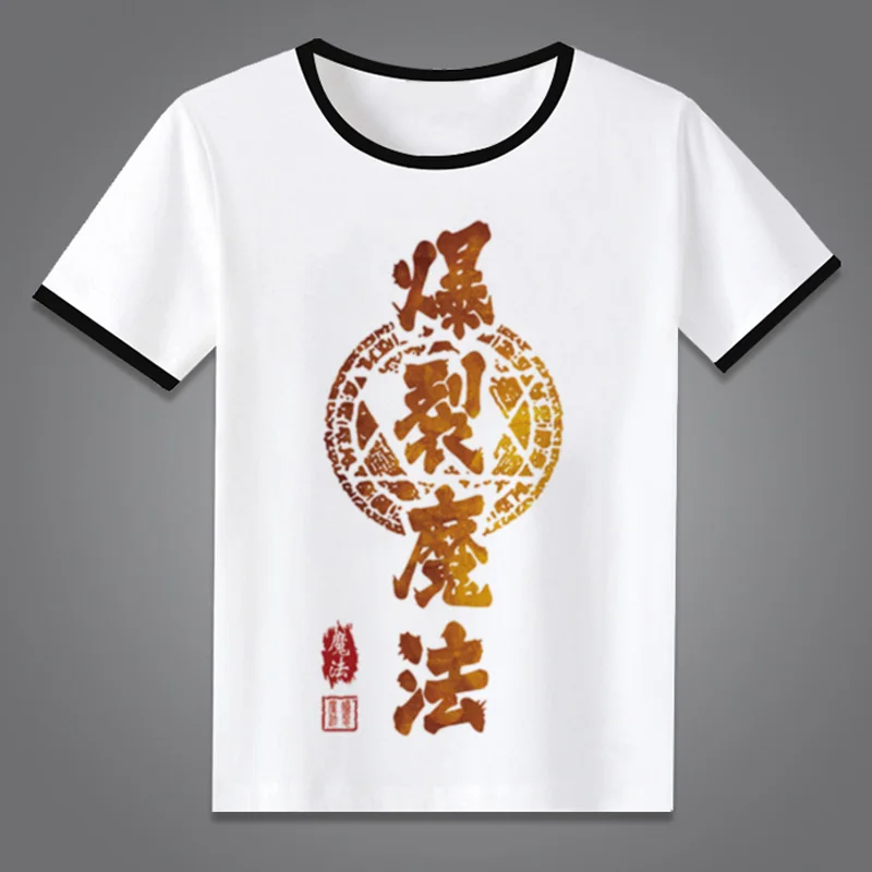 New Kono Subarashii Sekai ni Shukufuku wo Megumin t-shirt Anime men tshirt Cotton short sleeve Tees tops | Мужская одежда