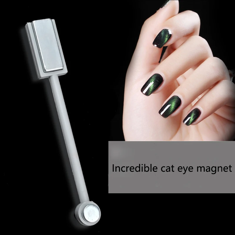 1 шт. двуглавая магнитная палочка для украшения ногтей кошачьи глаза магнит Гель
