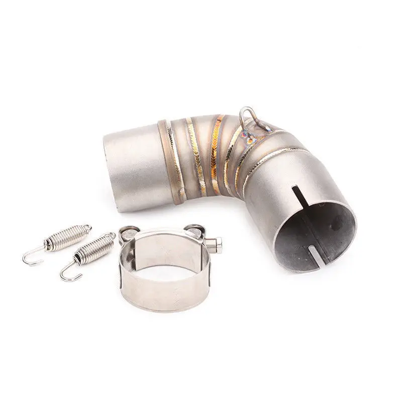 

Motorcycle Stainless Steel Exhaust Mid Link Pipe Slip On For 2012-2015 Honda CB1000R