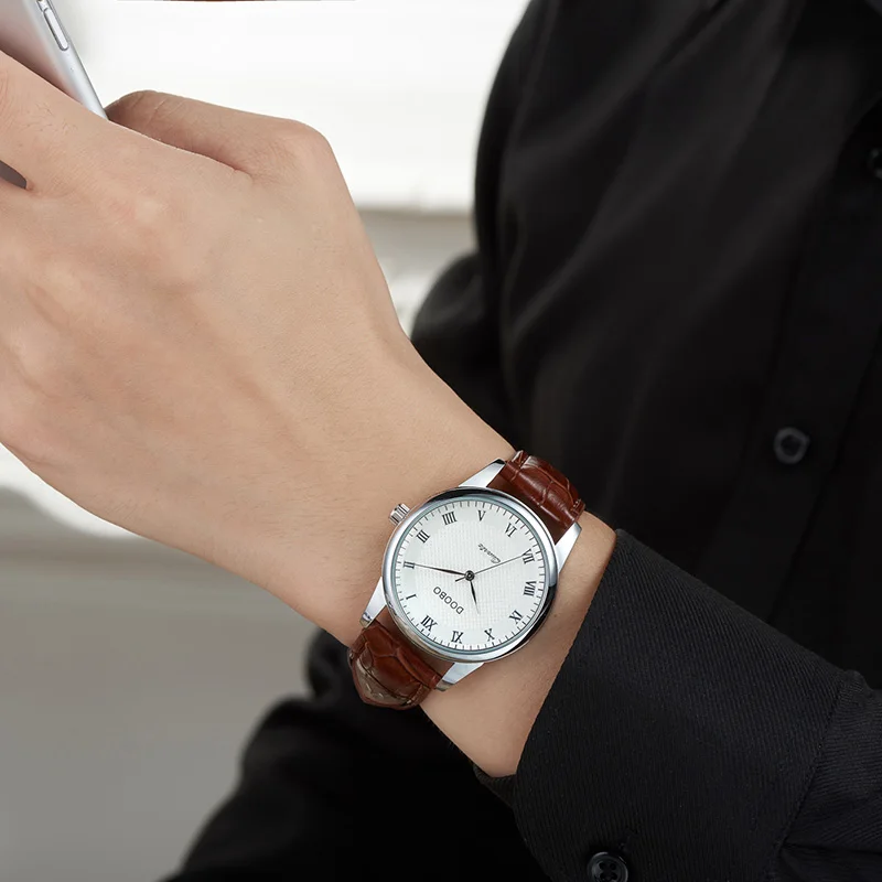 

DOOBO Business Quartz Watch Men Watches Top Brand Luxury Famous Male Clock Leather Wristwatch For Man Hodinky relogio masculino