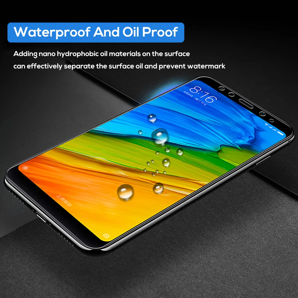 Для Xiaomi Redmi 5 Plus защита экрана TOPK HD прозрачный полный охват Автоматическая