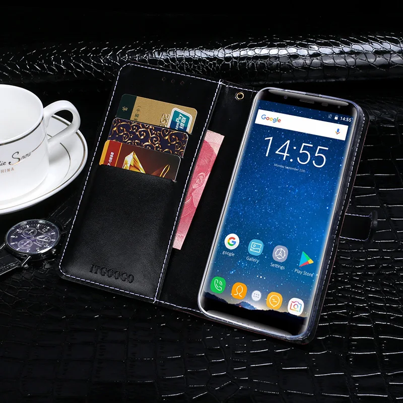 Чехол itgoogo для Oukitel K5000 чехол 5 7 дюйма Крокодиловая Кожа флип кожаный телефона