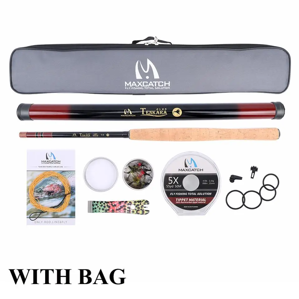 new tenkara kit bag Maximumcatch 12/13FT 7:3 телескопическая Тенкара нахлыстом Удочка быстрое действие 9 сегментов удочка - Цвет: new tenkara kit bag