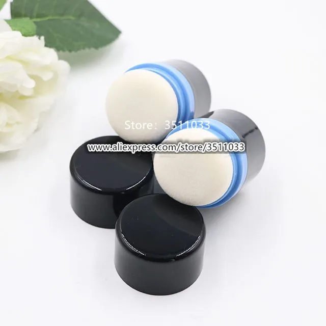 20 мл/г коробка для порошка черного гриба маленькая банка румян черная синяя
