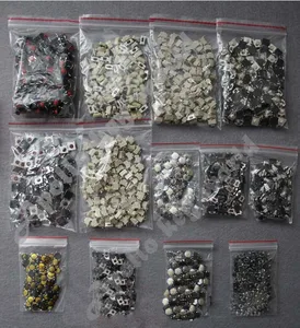 13 видов кнопок микропереключателя для автомобильного пульта дистанционного управления, кнопок микропереключателя дистанционного управления. (По 100 шт.)