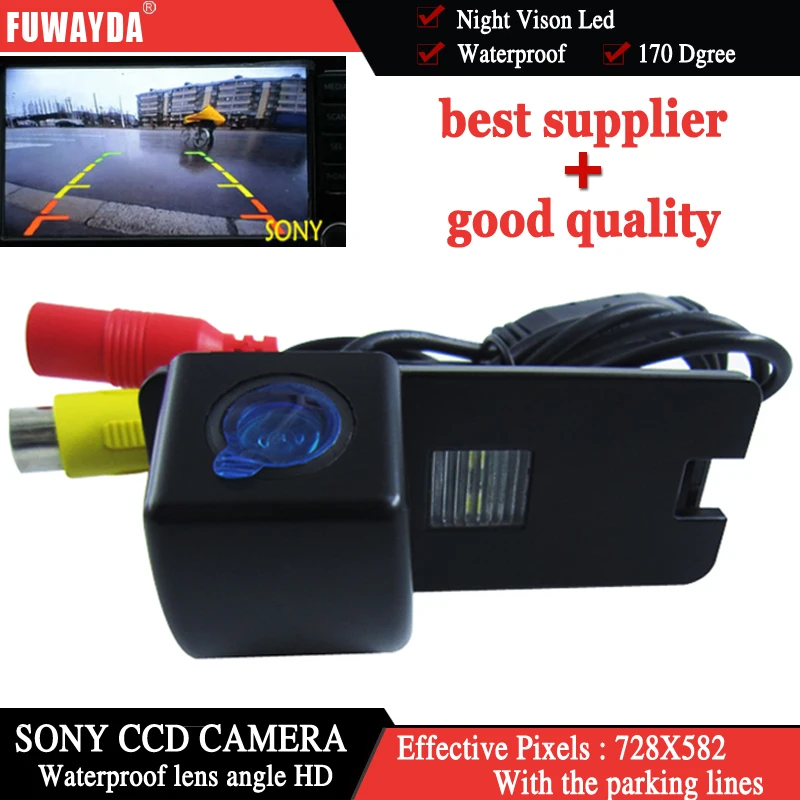 

FUWAYDA FOR SONY CCD Chip Car Rear View Reverse Parking Mirror Image With Guide Line CAMERA for Holden Commodore VY VZ VE1 HD