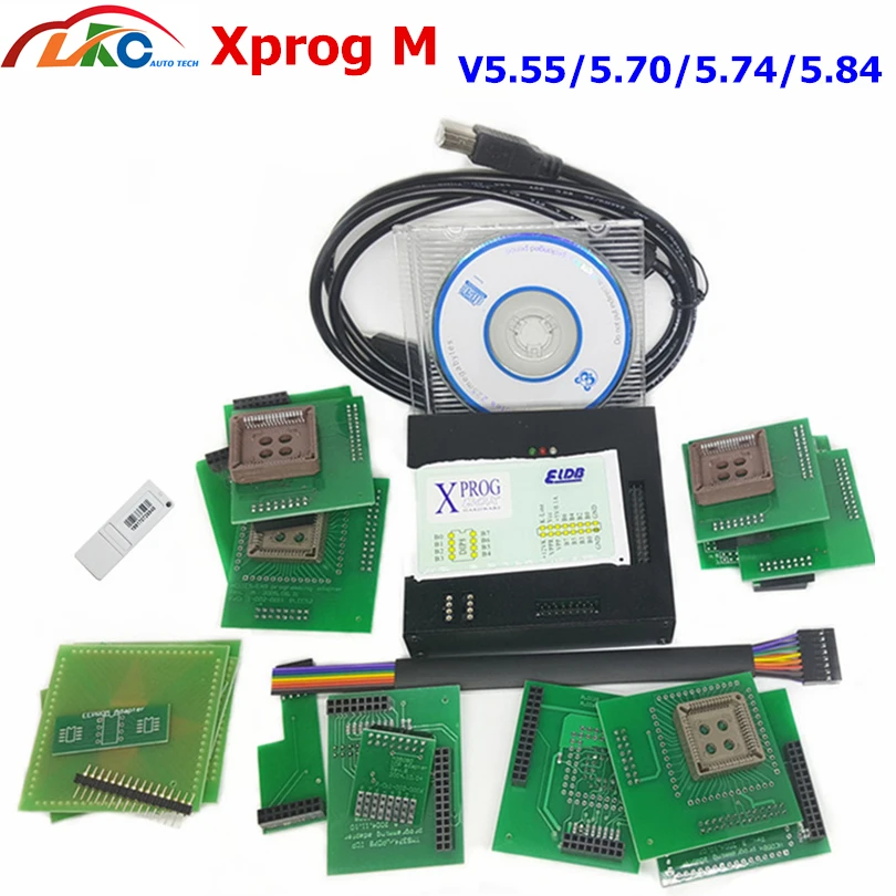 XPROG V5.55 V5.70/5,74/5,84 usb-камера с флеш-картой памяти ключ полный набор адаптеров XPROG-M Авто ЭБУ чип Тюнинг программист