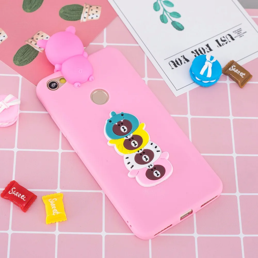 Mohini Young Case for Xiaomi Redmi Note 5A Prime 5.5&quot 3D Soft Silicone TPU Panda Unicorn Fruit cat Phone cover |